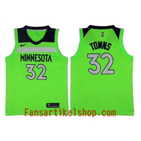 NBA Minnesota Timberwolves Trikot Karl-Anthony Towns 32 Nike 2017-18 Grün Swingman - Herren NBA Minnesota Timberwolves Trikot Karl-Anthony Towns 32 Nike 2017-18 Grün Swingman - Herren